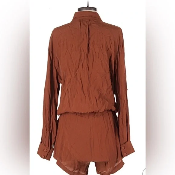 Cleobella Brown Jumpsuit - Picture 3 of 3